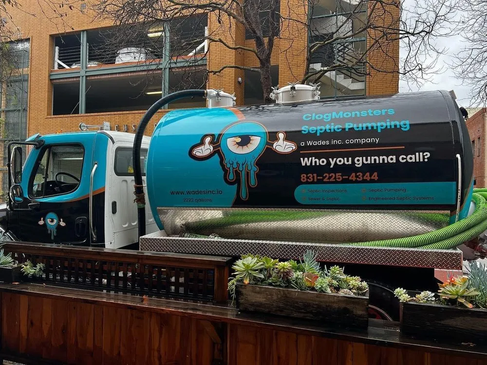 Slide of Clog Monsters Septic Puming