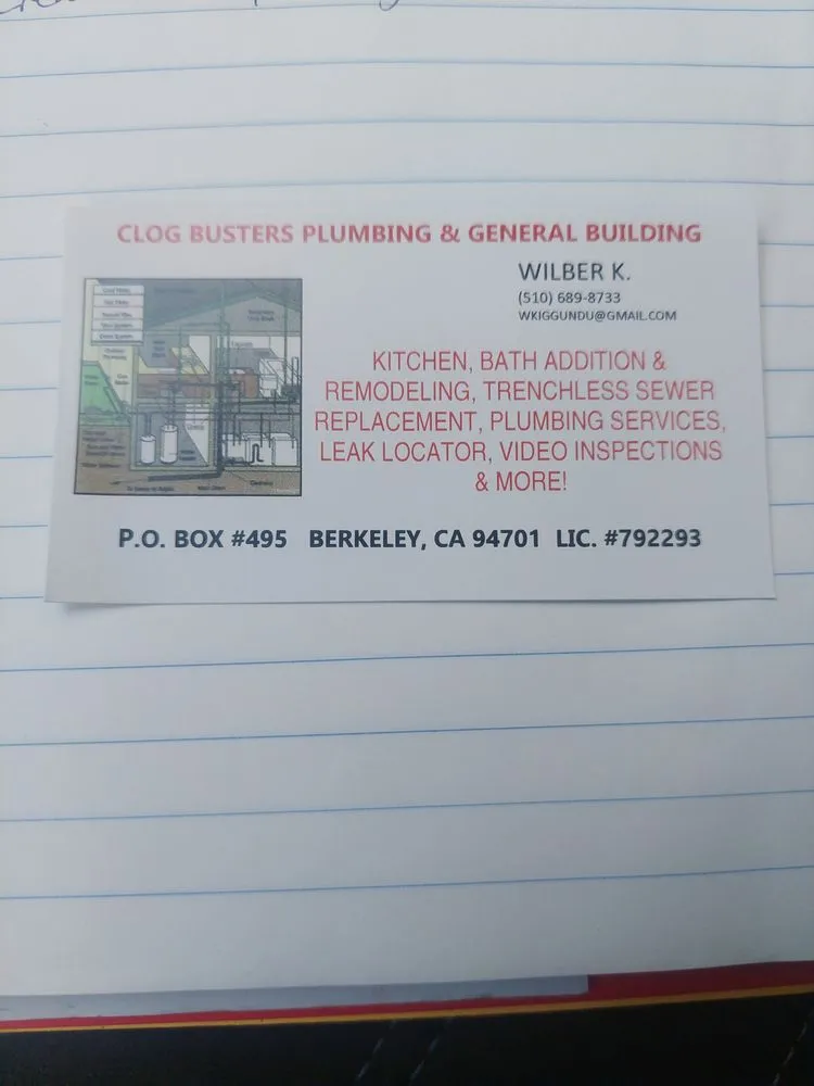 Slide of Clogbusters Plumbing & General Building
