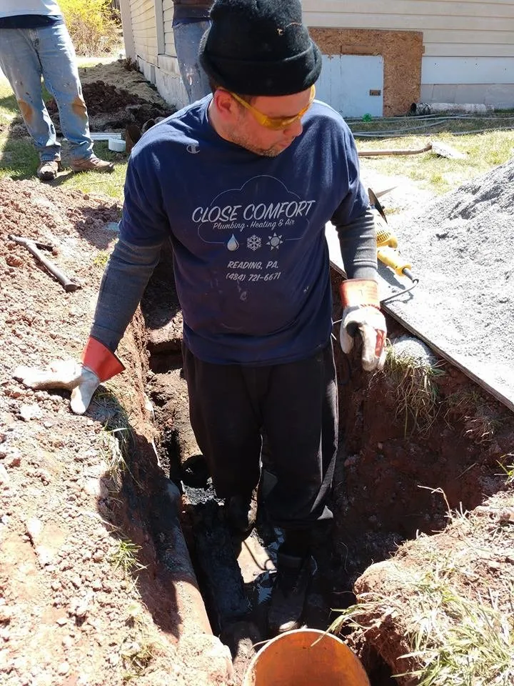 Reliable pipe repair experts serving Reading, PA - Close Comfort Plumbing Heating & Air