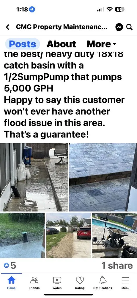 Trusted emergency plumbing in Hilliard, FL by CMC Property Maintenance