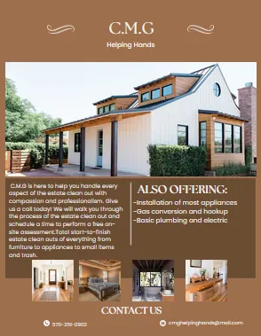 Slide of CMG Helping Hands