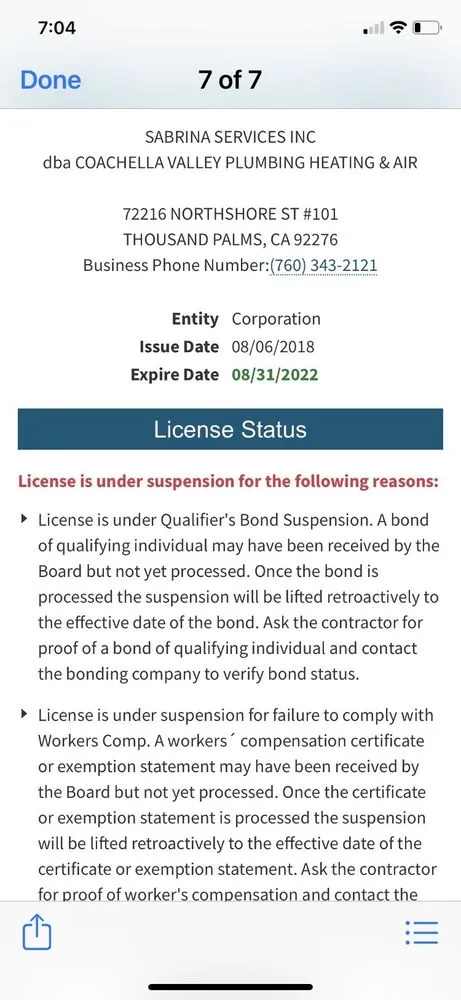 Top-rated pipe repair experts serving Thousand Palms, CA - Coachella Valley Plumbing Heating & Air