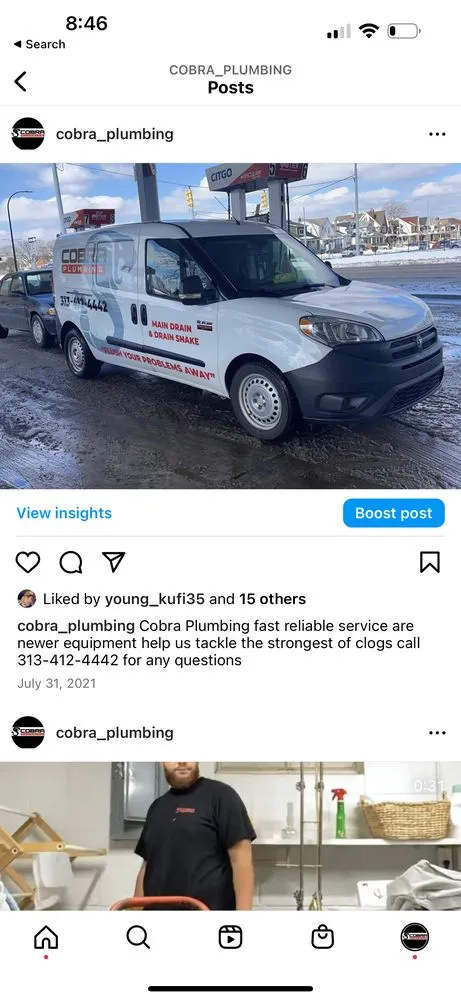 Slide of Cobra Plumbing