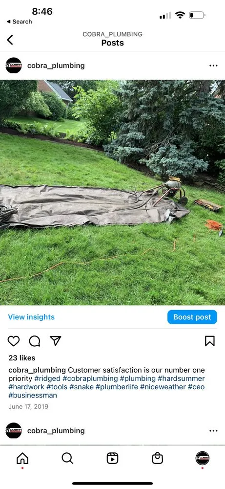 Slide of Cobra Plumbing