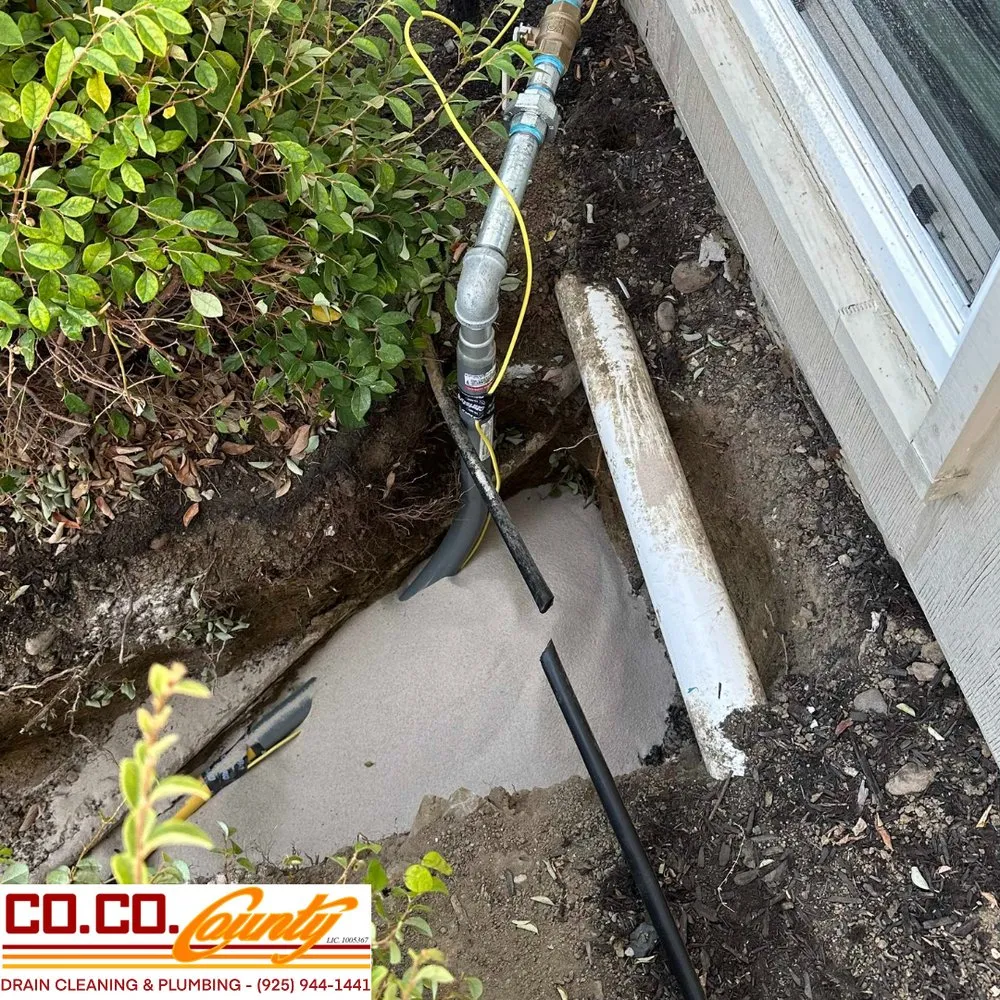 Emergency pipe repair in Lafayette, CA by CoCo County Drain Cleaning & Plumbing