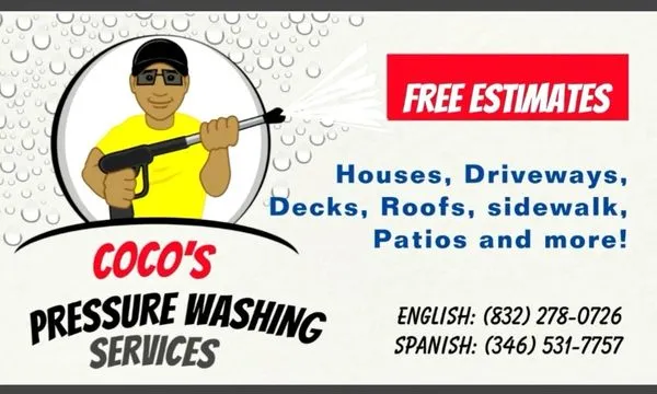 Coco's Pressure Washing Services Logo