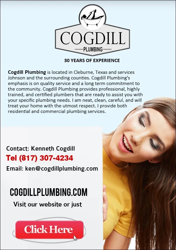 Slide of Cogdill Plumbing