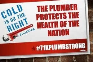 Slide of Cold is on the Right Plumbing