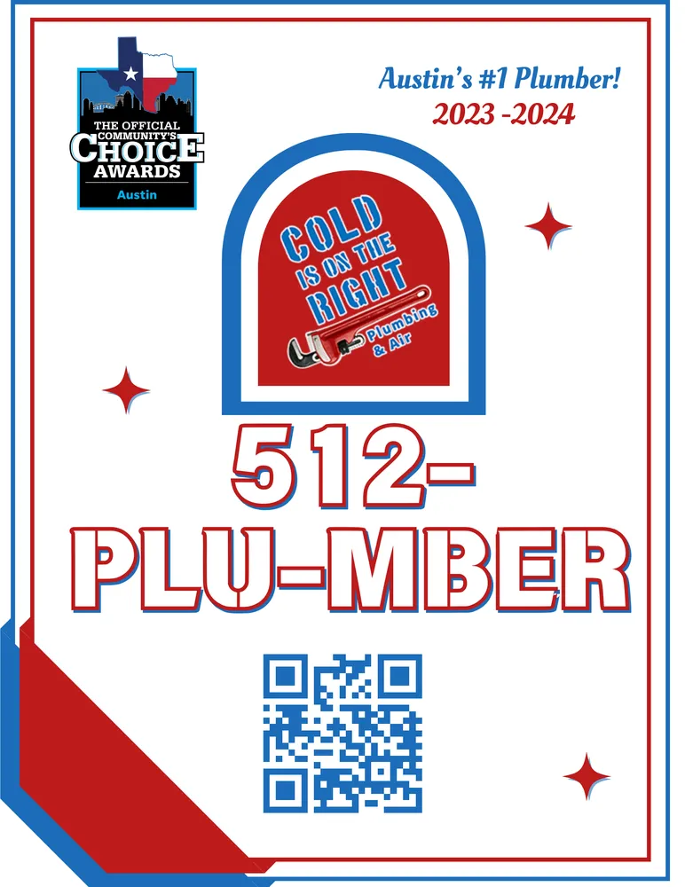 Slide of Cold is on the Right Plumbing