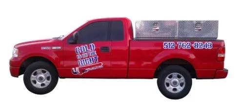 Slide of Cold is on the Right Plumbing