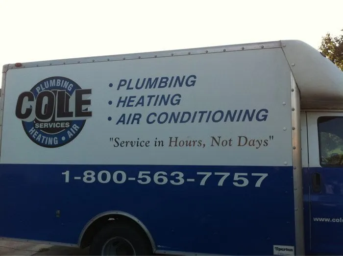 Slide of Cole Services