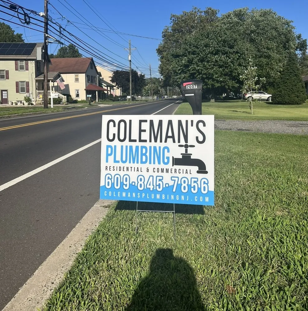 Slide of Coleman's Plumbing