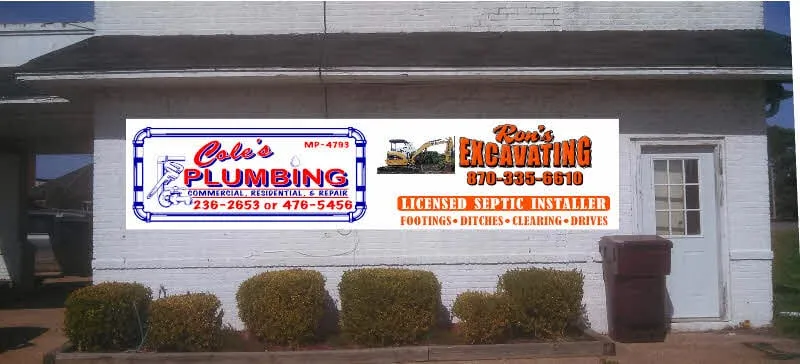 Slide of Cole's Plumbing