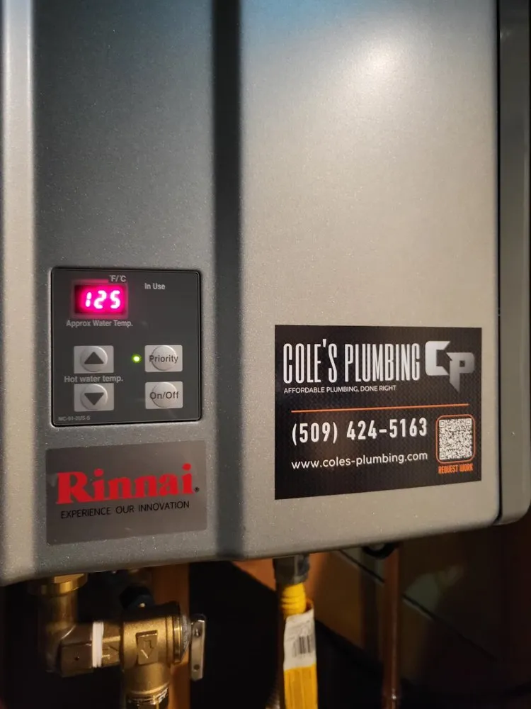 Slide of Cole's Plumbing