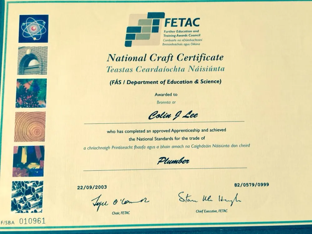 Slide of Colin Lee Plumbing