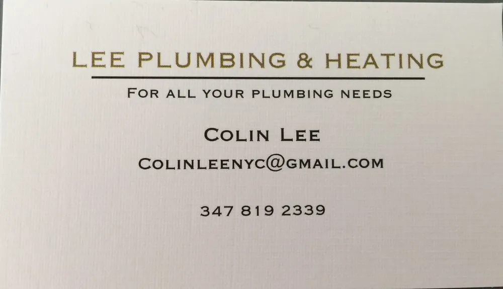 Slide of Colin Lee Plumbing