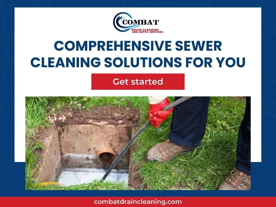 Slide of Combat Drain Cleaning and Septic Services