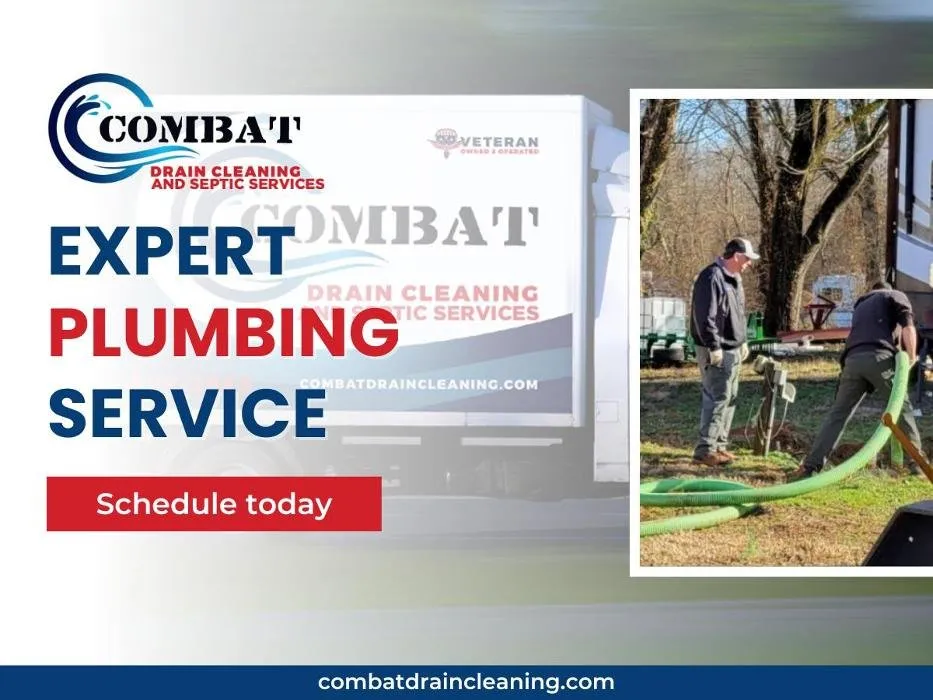 Quality drain cleaning for homes in Clarksville, TN by Combat Drain Cleaning and Septic Services