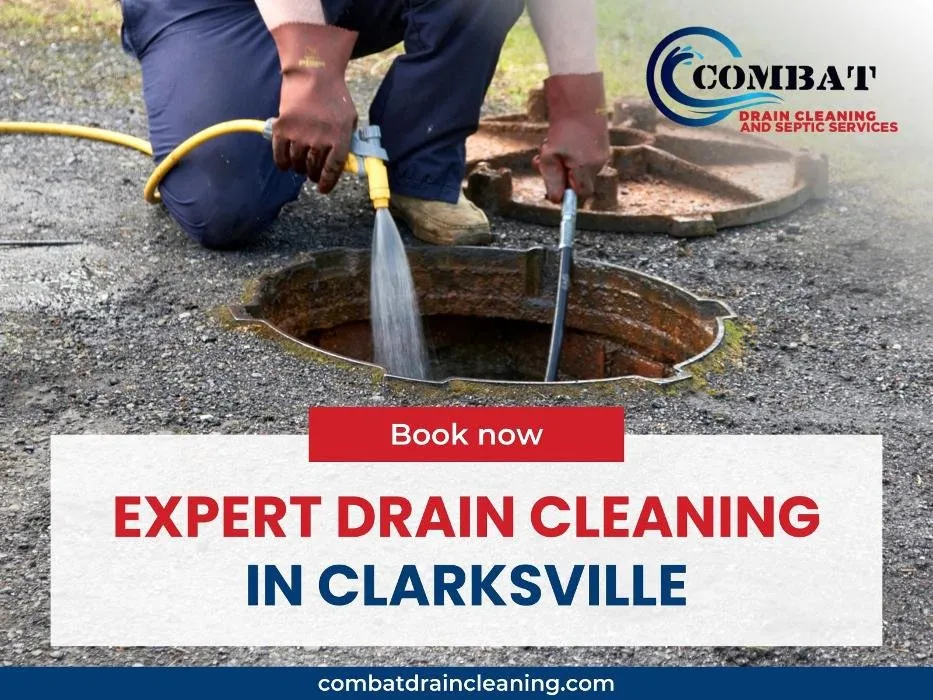 Professional water heater service experts serving Clarksville, TN - Combat Drain Cleaning and Septic Services
