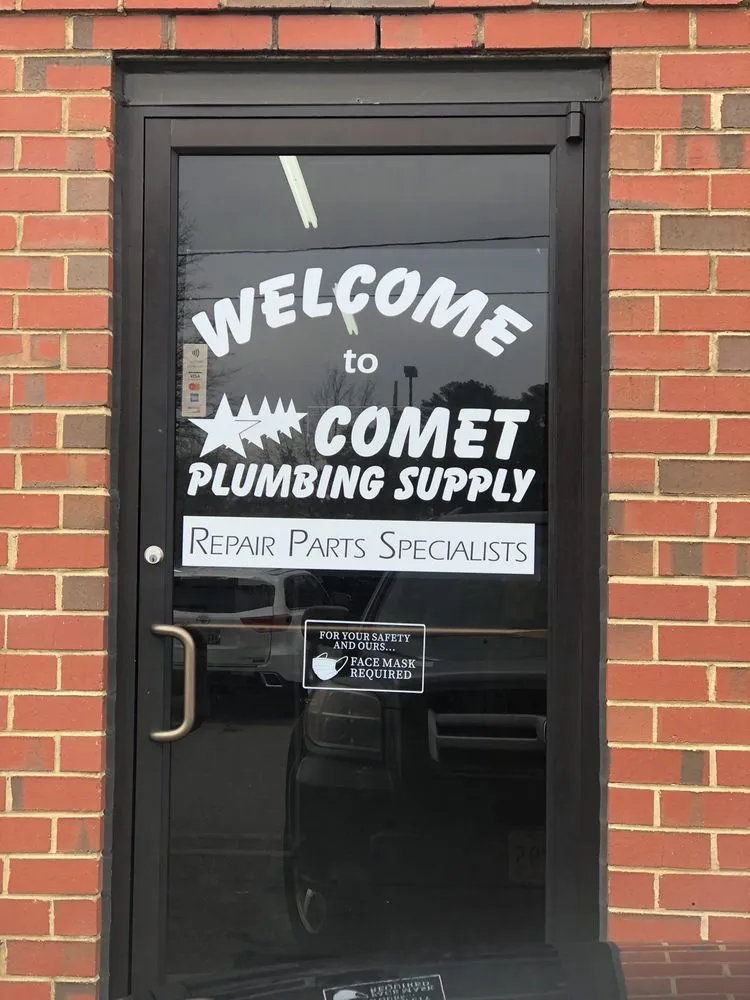 Slide of Comet Plumbing Supply