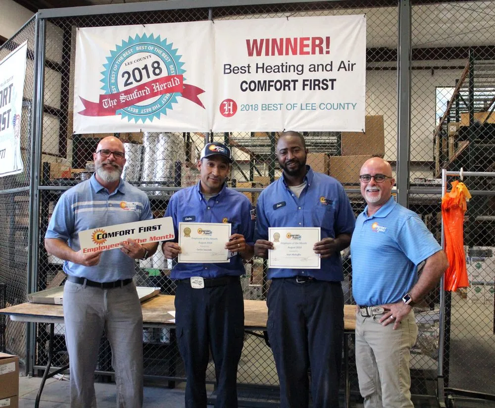 Emergency water heater service experts serving Fayetteville, NC - Comfort First Heating and Cooling