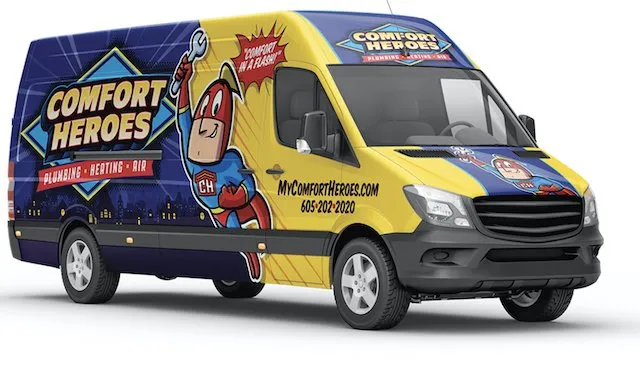 Affordable drain cleaning for homes in Sioux Falls, SD by Comfort Heroes Plumbing Heating Air Electric