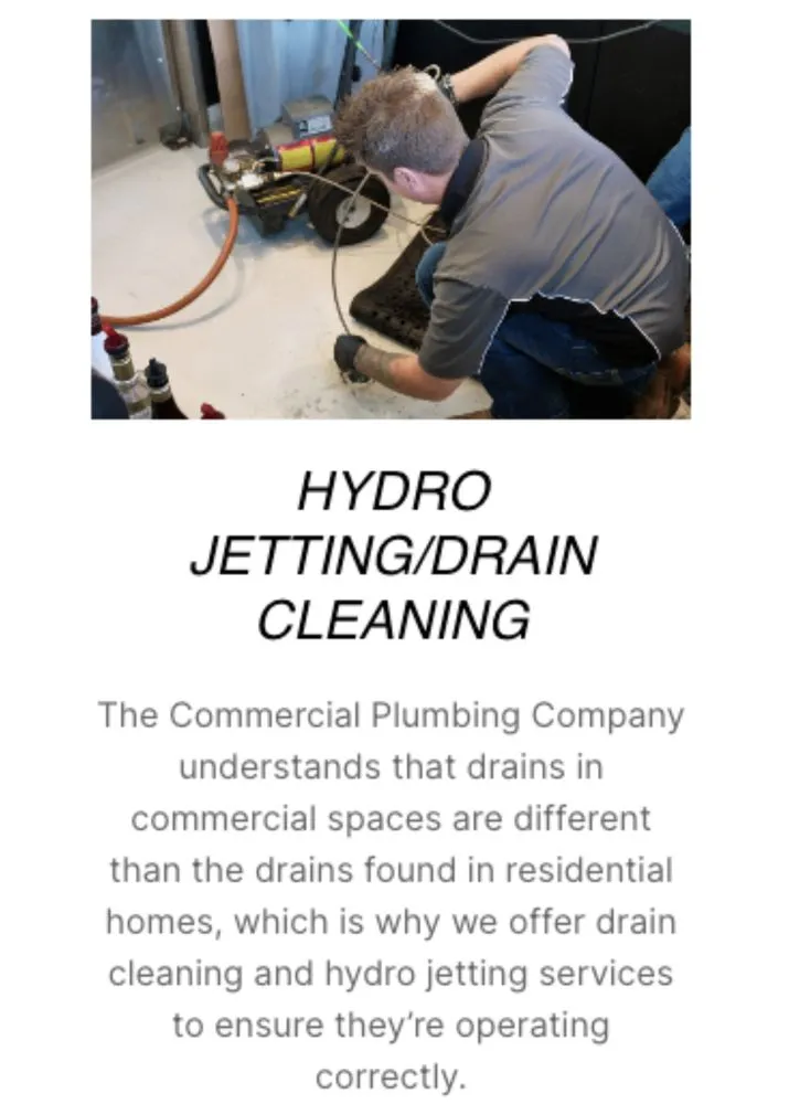 Slide of Commercial Kitchen Plumbing