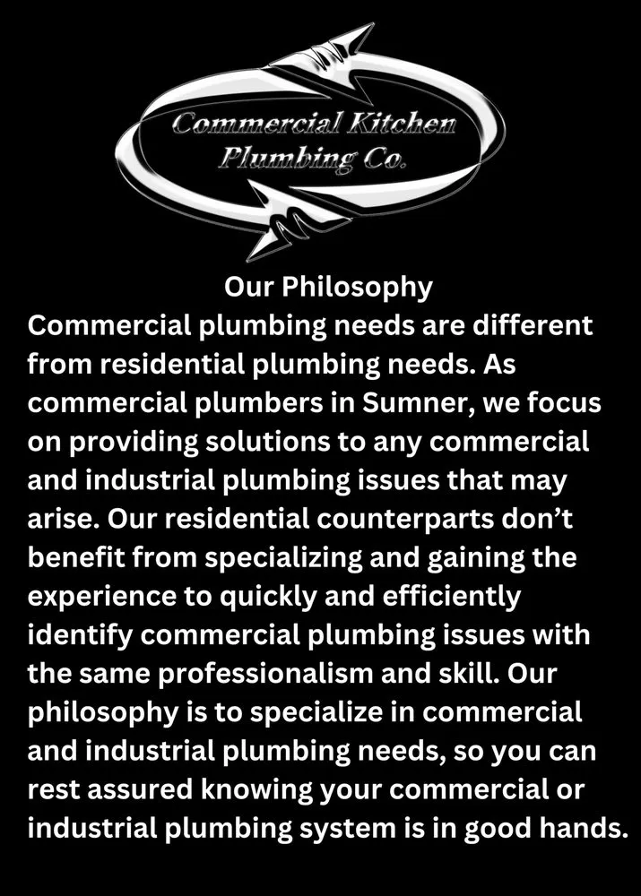 Slide of Commercial Kitchen Plumbing