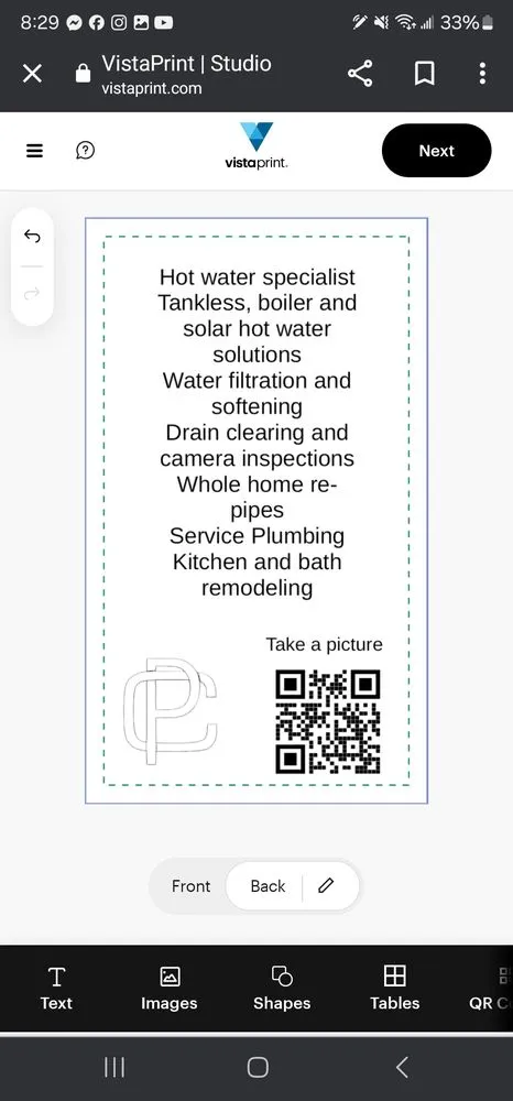 Slide of Community Plumbing