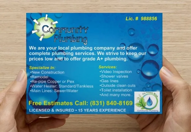 Slide of Community Plumbing