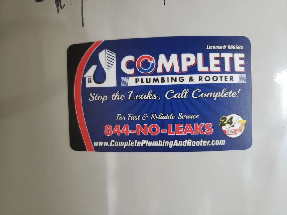 Slide of Complete Plumbing And Rooter