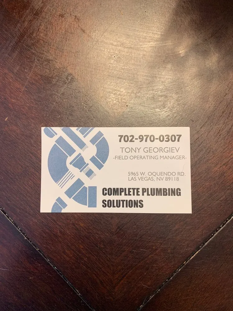 Slide of Complete Plumbing Solutions