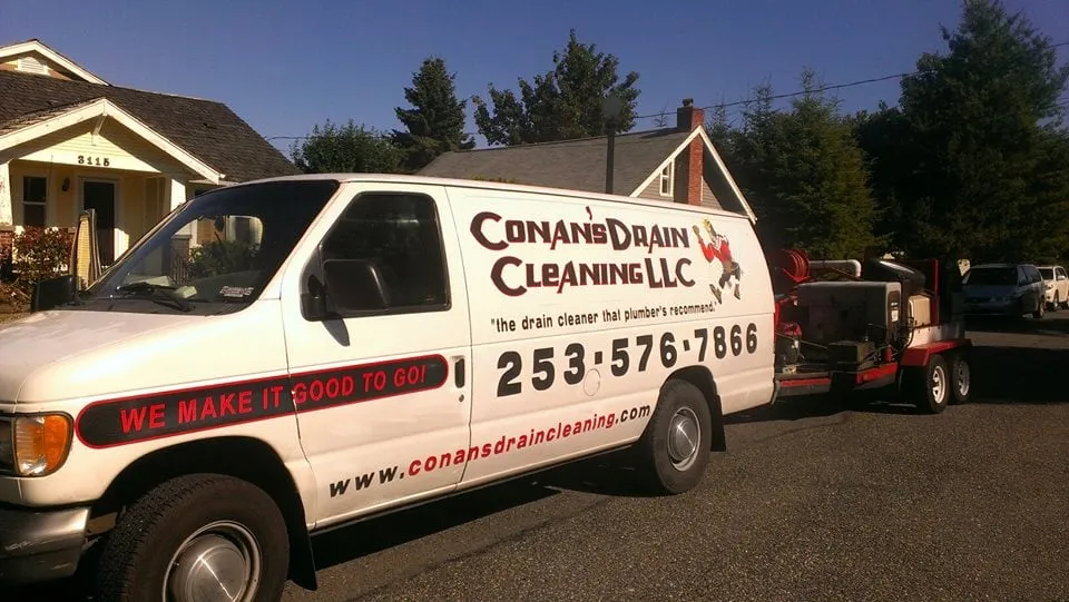 Slide of Conan's Drain Cleaning