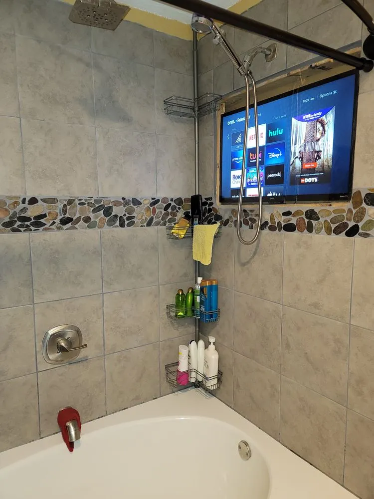 Slide of Concrete Cow Boyz plumbing