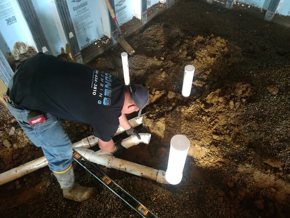 Slide of Cones Plumbing