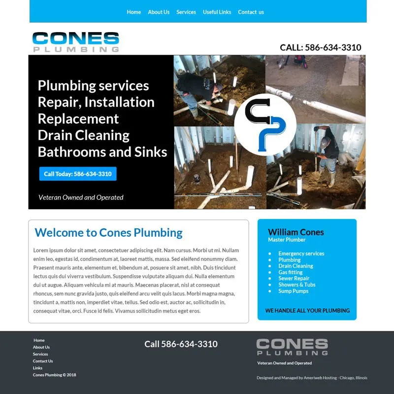 Slide of Cones Plumbing