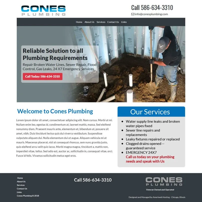 Slide of Cones Plumbing