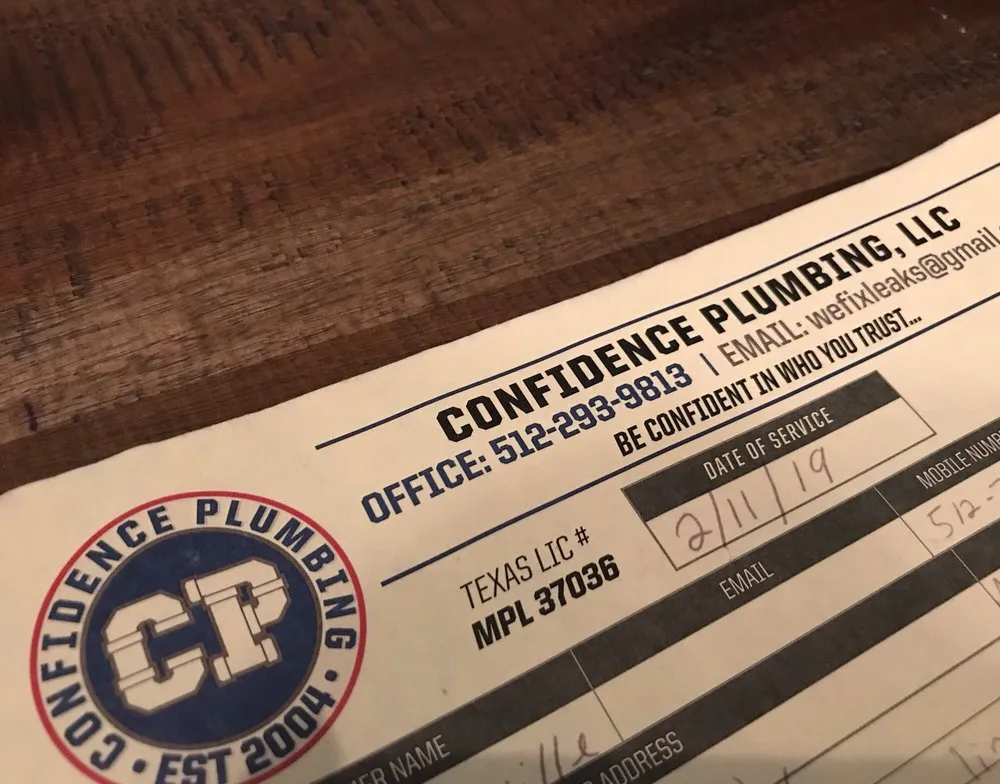 Slide of Confidence Plumbing