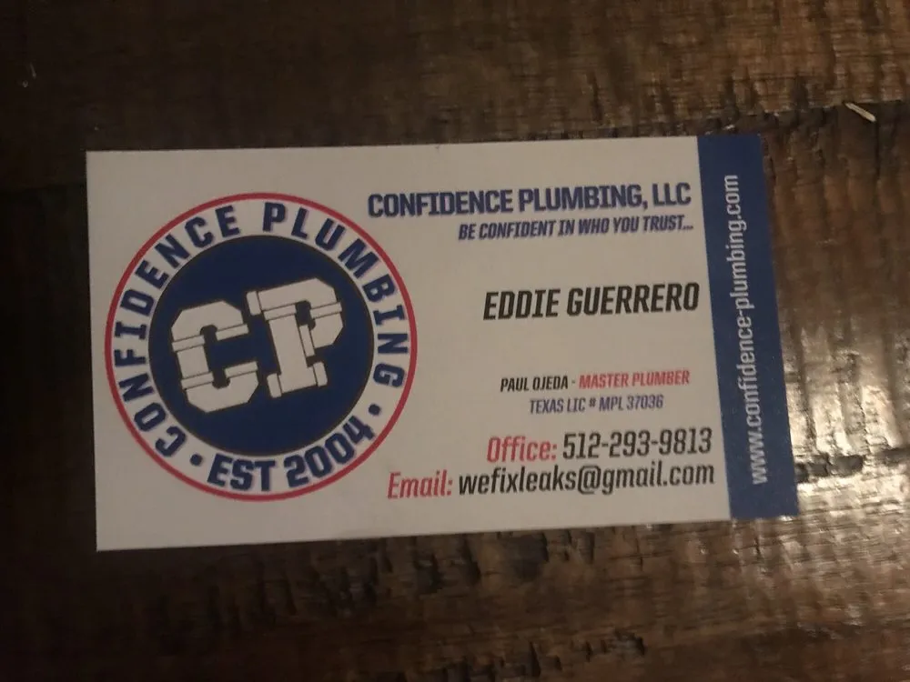 Slide of Confidence Plumbing
