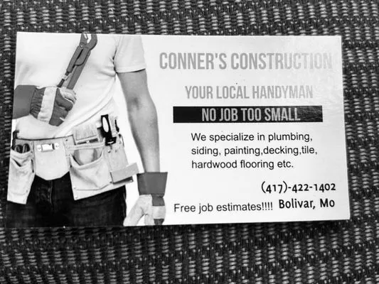 Conner's Construction Logo