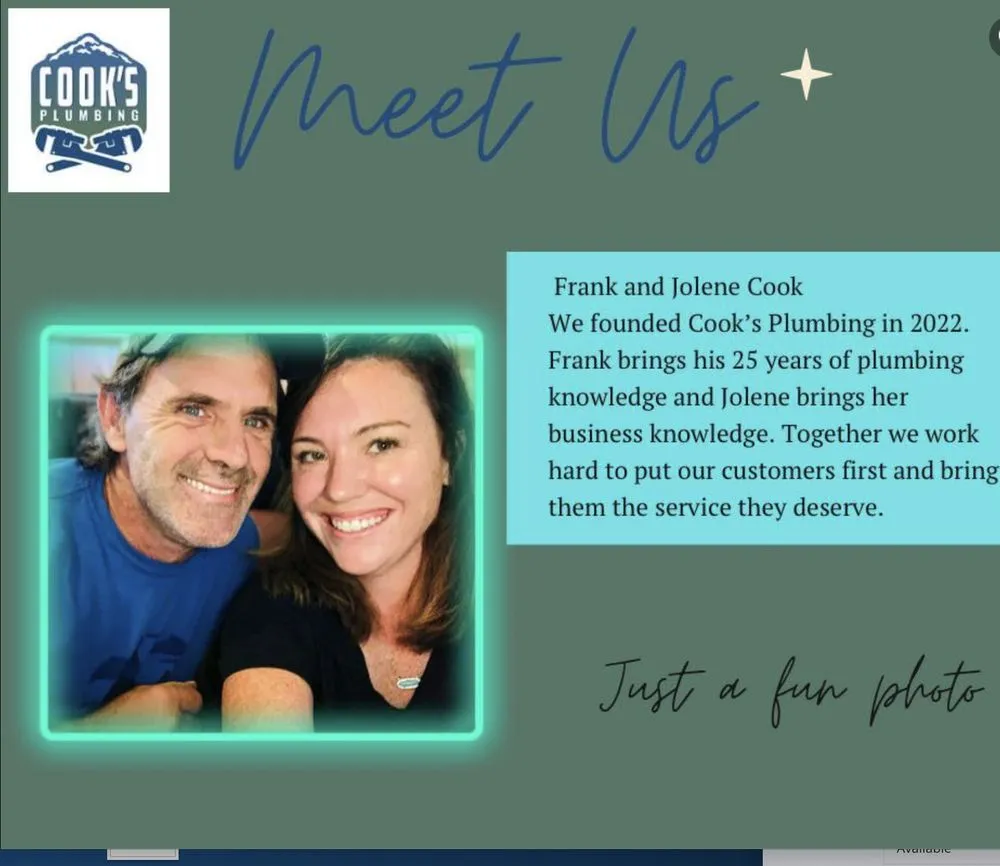 Slide of Cook’s Plumbing