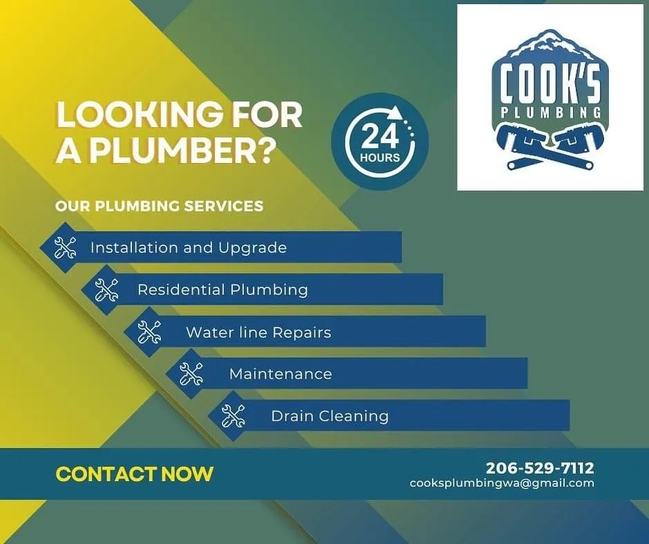 Slide of Cook’s Plumbing