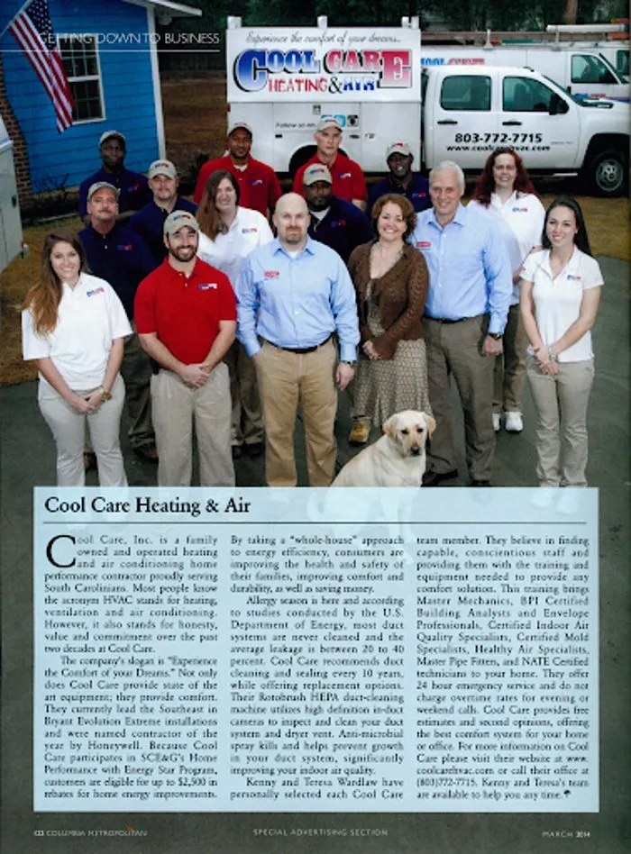 Slide of Cool Care Heating, Air, Plumbing & Refrigeration