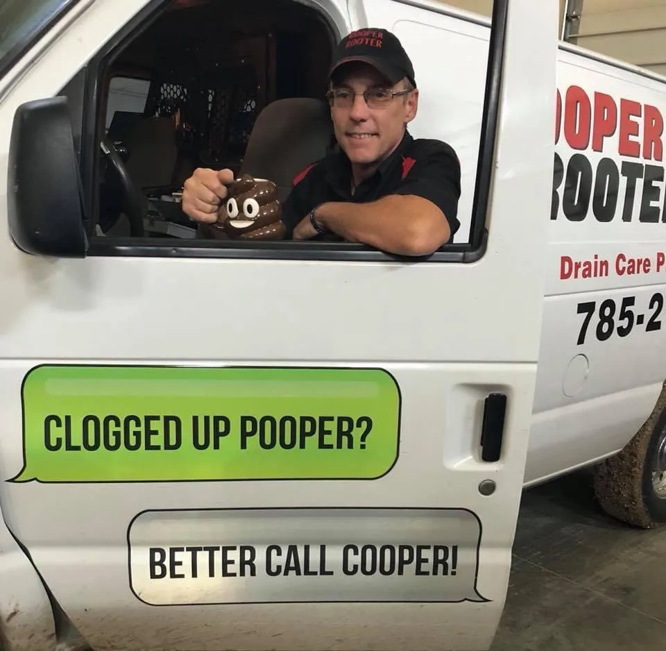 Slide of Cooper Rooter drain care professionals
