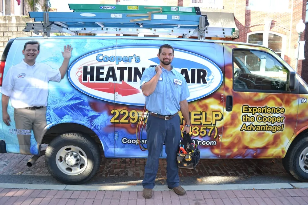 Affordable water heater service service in Bainbridge, GA - Cooper's Plumbing & Air