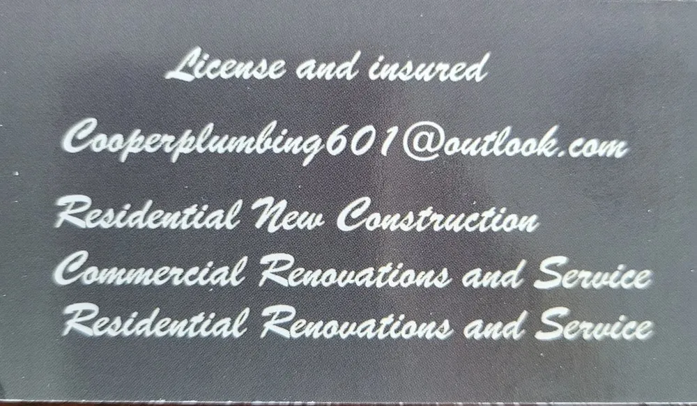 Slide of Coopers Plumbing