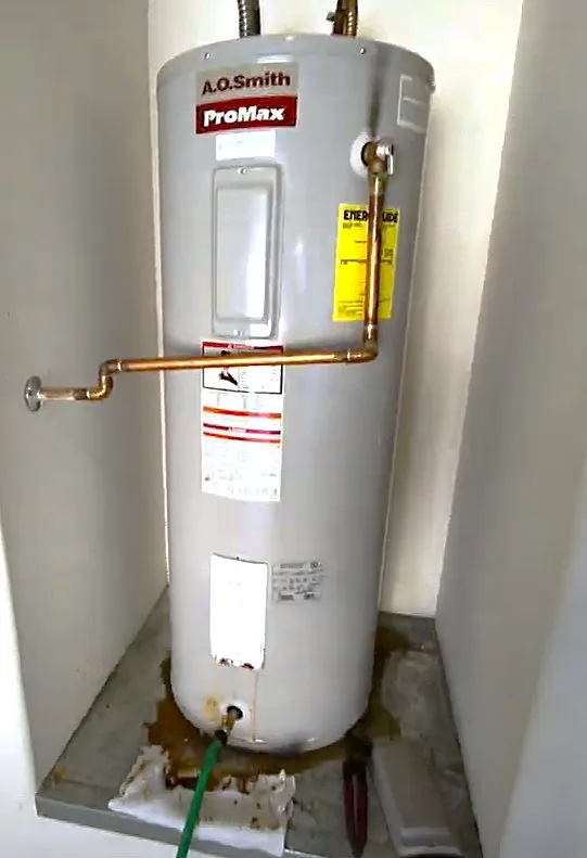 Slide of Copper & Iron Plumbing