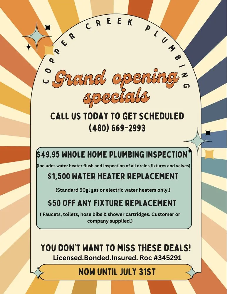 Slide of Copper Creek Plumbing