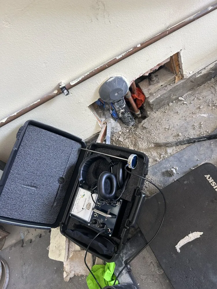 Slide of Copper Plumbing and Drain