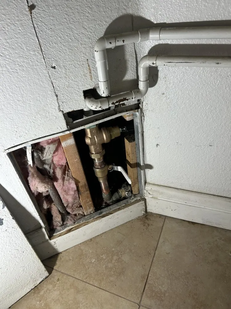 Slide of Copper Plumbing and Drain